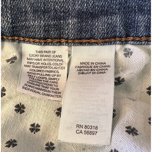 Lucky Brand 221 Straight Leg Jeans Mens 38x30 Medium Wash Blue Denim 1410 - Picture 7 of 8